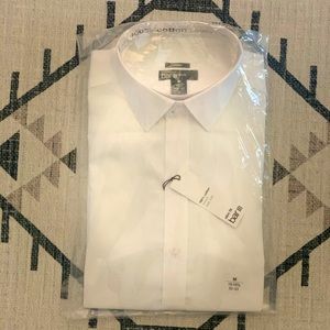 bar III slim fit Men’s white long sleeve